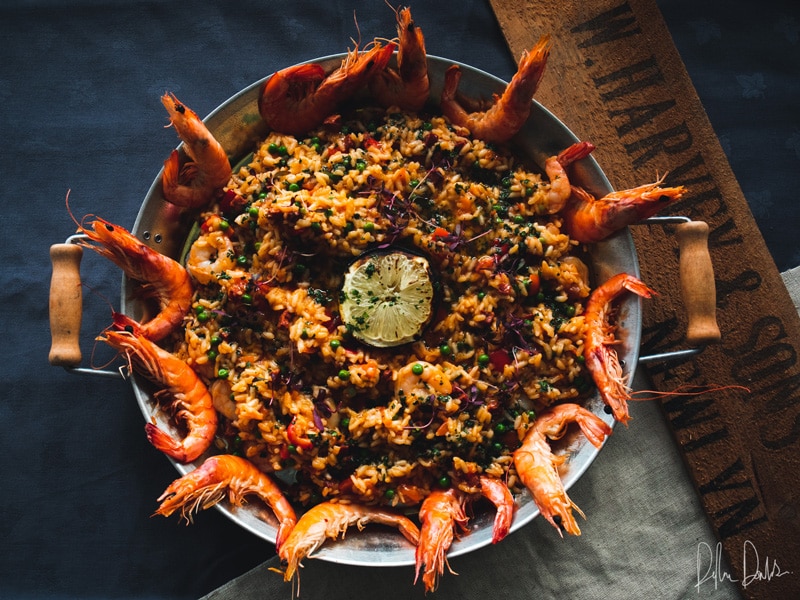 Prawn Paella Seafood Recipe | Cornish Seafood Direct to your Door