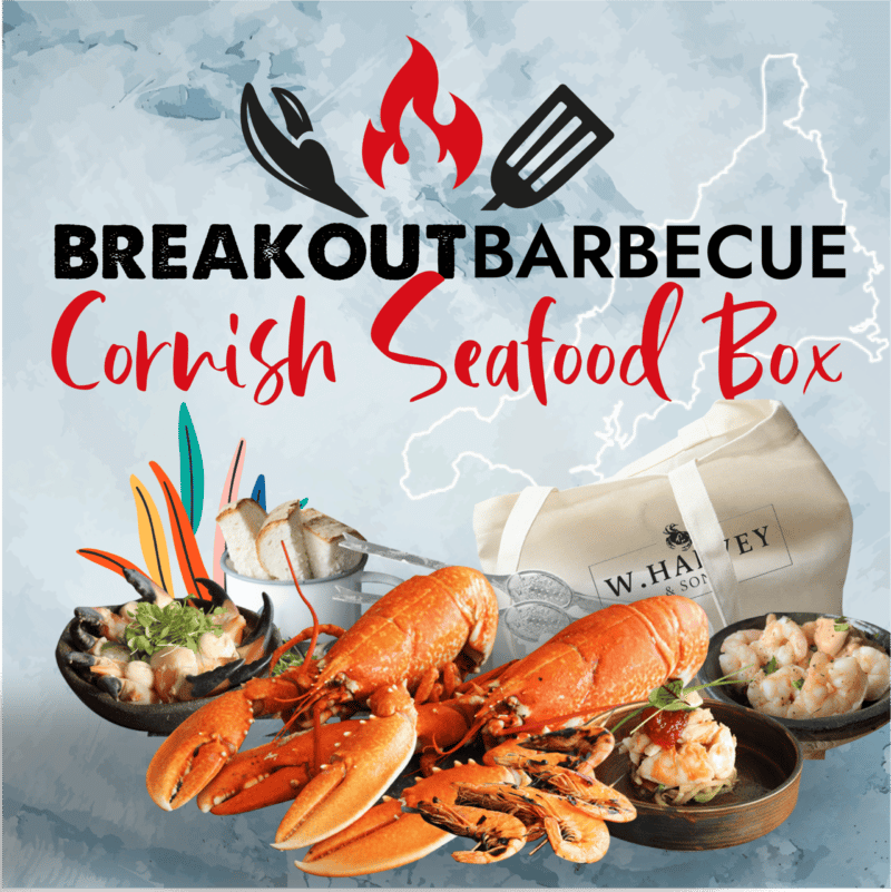 Cornish Barbecue Seafood Box, shellfish platter